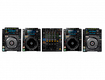 Комплект для DJ – 2x Pioneer CDJ-2000 Nexus 2 + Pioneer CDJ-2000 Nexus + Pioneer DJM-900 Nexus