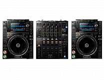 Комплект для DJ – 2x Pioneer CDJ-2000 Nexus 2 + Pioneer DJM-900 Nexus 2 (mk2)
